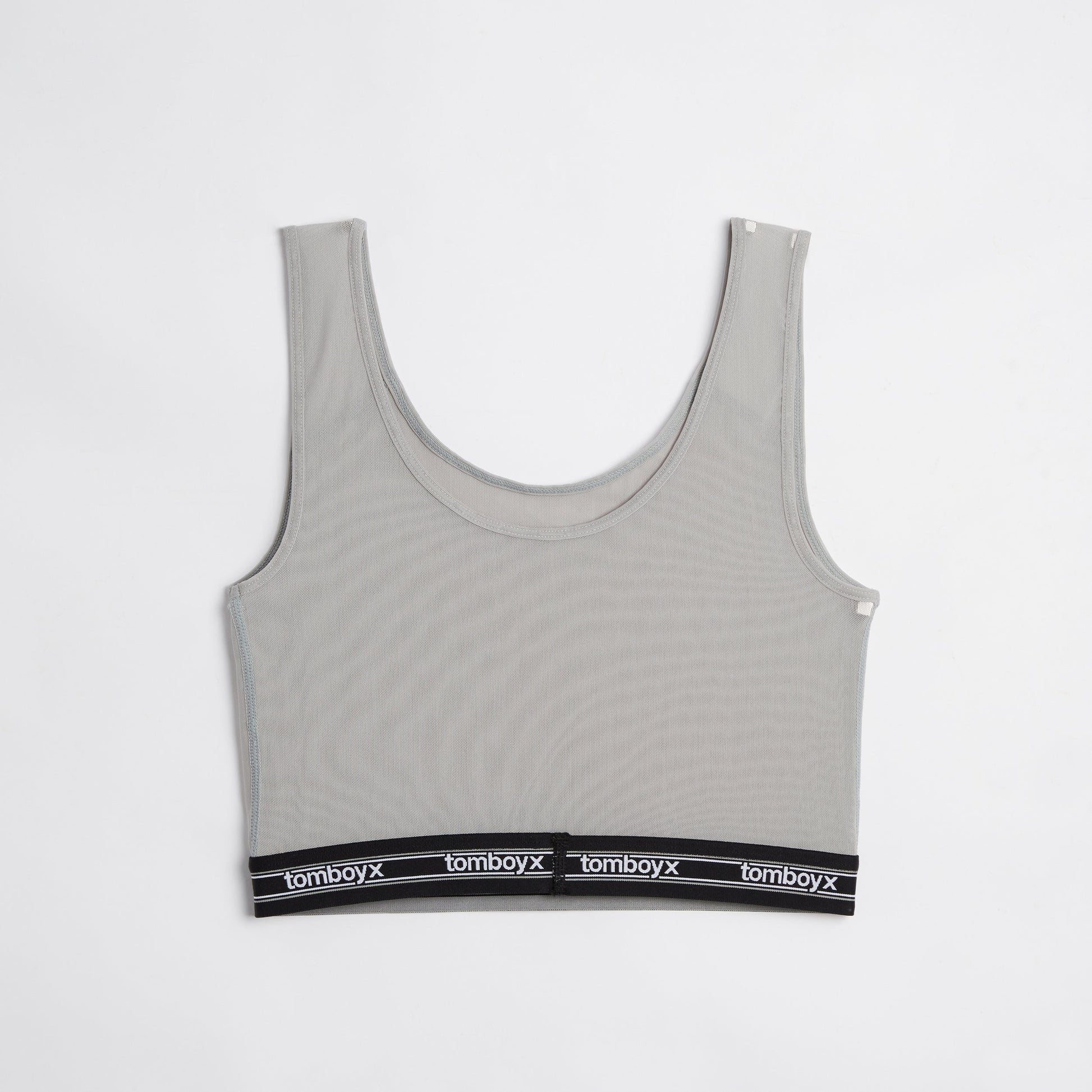 TomboyX Powermesh Essential Bra - Ultimate Gray