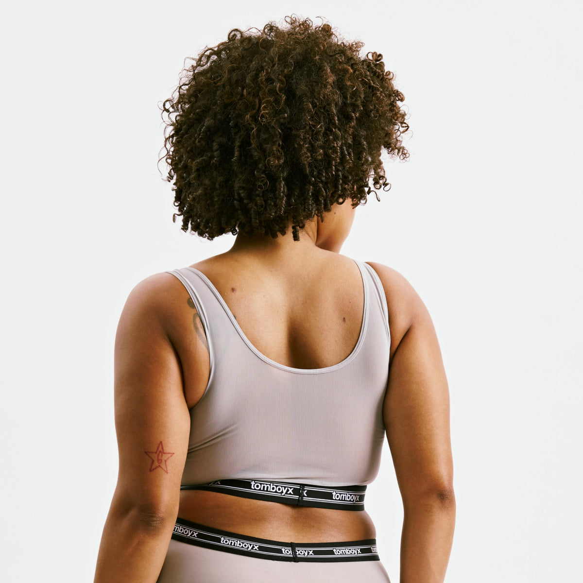 TomboyX Powermesh Essential Bra - Ultimate Gray