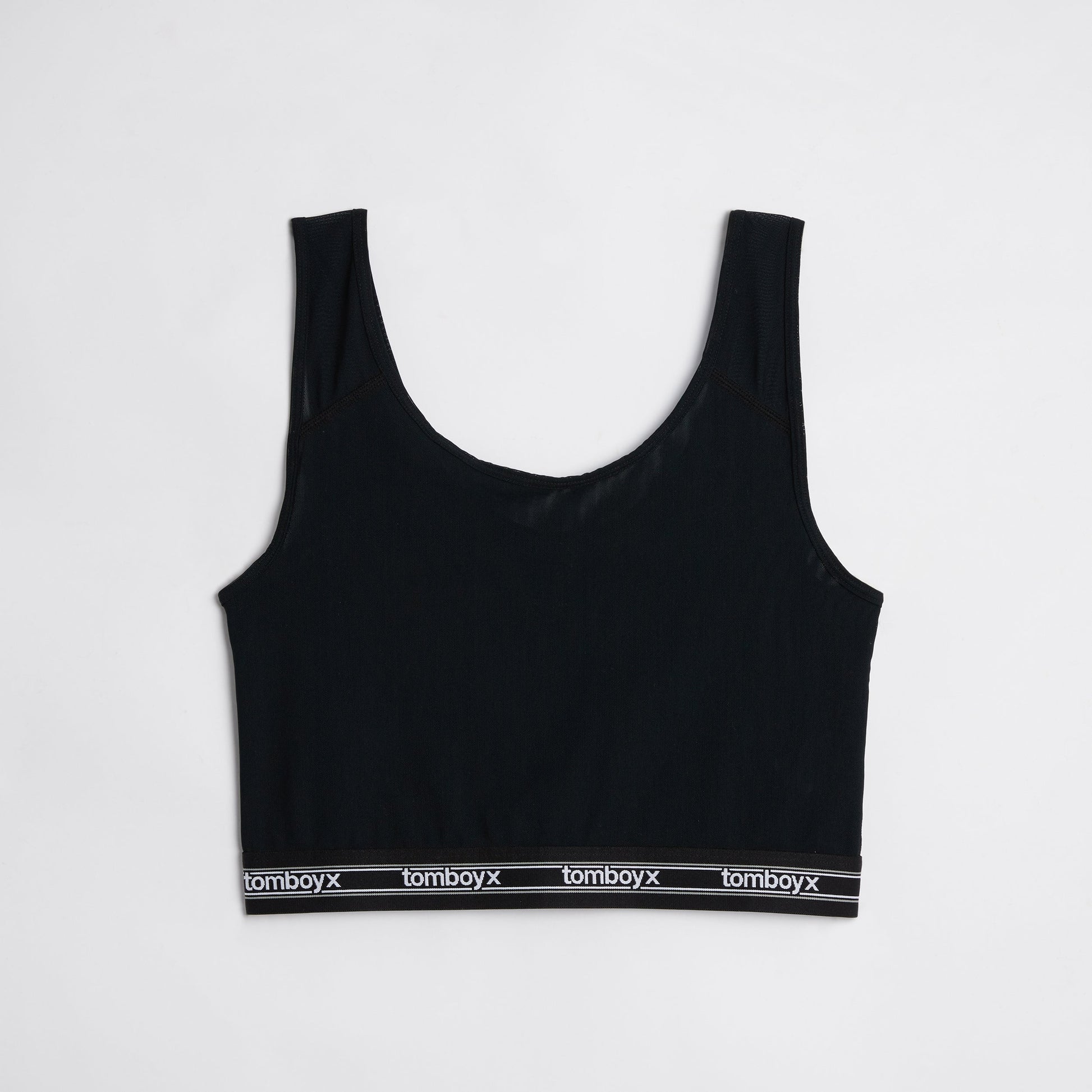 TomboyX Powermesh Essential Bra - Black