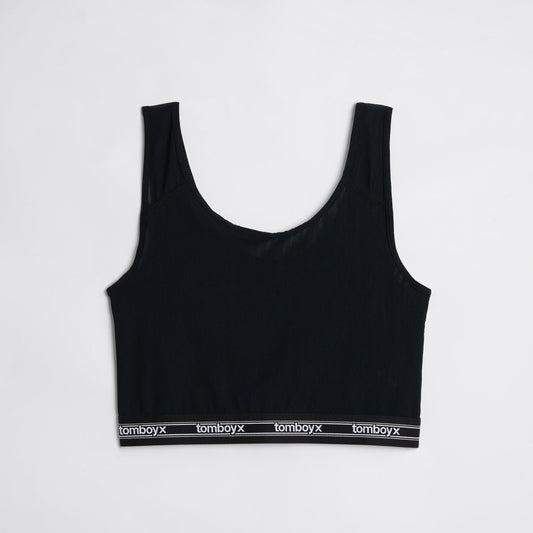 TomboyX Powermesh Essential Bra - Black